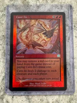 FOIL Cave-In | MtG Magic Mercadian Masques | English | Mint - Image 1