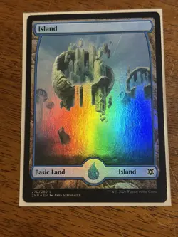 Island (270) - Full Art Zendikar Rising [Foil] - Magic The Gathering (MTG) [NM] - Image 1