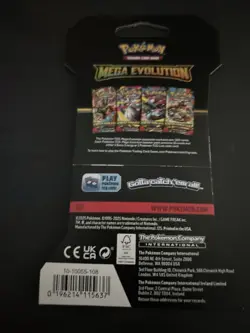 (VERY HEAVY) 33.15g Pokemon TCG Mega Evolution Sleeved Booster Pack (SEALED)✅ - Image 3