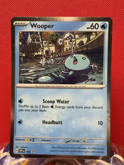 Wooper Cosmos Holo Black Star Promo - SVP155 Pokemon Card NM #436 - Image 1