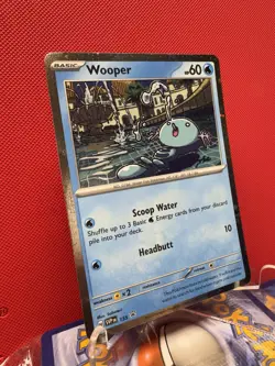 Wooper Cosmos Holo Black Star Promo - SVP155 Pokemon Card NM #436 - Image 2
