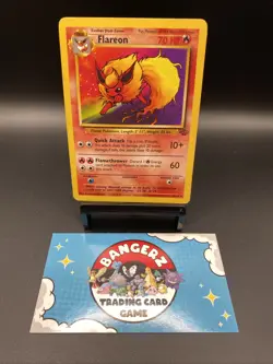 Pokemon TCG Flareon #19/64 Jungle Non Holo 1999 WOTC VTG Rare Card 1999 - Image 1