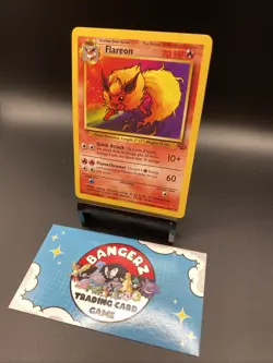 Pokemon TCG Flareon #19/64 Jungle Non Holo 1999 WOTC VTG Rare Card 1999 - Image 2