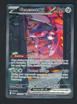 Genesect ex Special Illustration Rare 169/086 SV: Black Bolt Pokemon TCG - Image 1