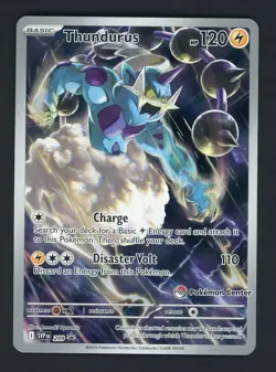 2025 Pokemon SVP EN #209 Thundurus Black Star Promo ETB - Image 1