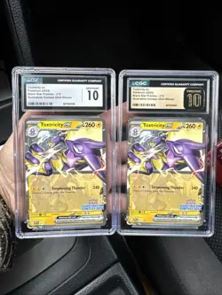 Pokemon TCG Toxtricity EX Blackstar Promo 215 PRISTINE 10 and Gem Mint 10 - Image 1
