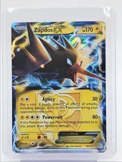 ZAPDOS EX 2012 POKEMON BLACK & WHITE PLASMA STORM RARE 48/135 Q0107 - Image 1