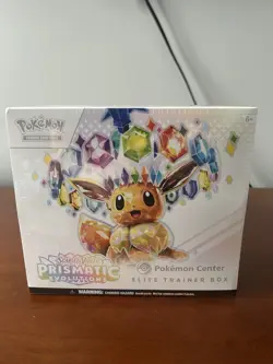 Pokemon Center Prismatic Evolutions Elite Trainer Box PC ETB New Factory Sealed - Image 1