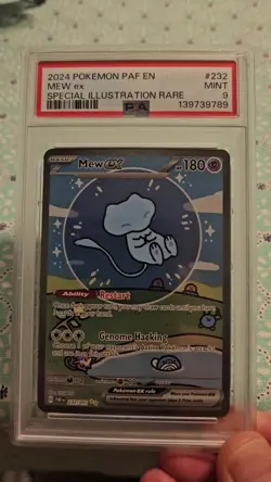 Pokemon Mew EX 'Bubble Mew' Sir 232/091 Paldean Fates English TAG 9 - Image 2