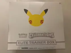 Pokemon TCG: 25th Anniversary Celebrations Elite Trainer Box (2021) 820650809439 - Image 1