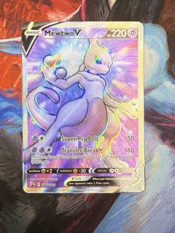 Pokemon Mewtwo V - SWSH229 - SWSH: Sword & Shield Promo (SWSD) - NM! - Image 1