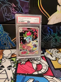Pokemon Ivysaur 134/132 Me01 Mega Evolution Illustration Rare Holo PSA 10 2025 - Image 1