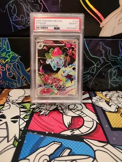 Pokemon Ivysaur 134/132 Me01 Mega Evolution Illustration Rare Holo PSA 10 2025 - Image 3