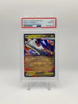 2025 Pokemon Mega Evolution Black Star Promo MEGA LATIAS EX #011 PSA 10 Gem Mint - Image 1