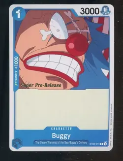 Auction #2 One Piece EN ST03-011 Super Pre-Release Buggy - Image 1