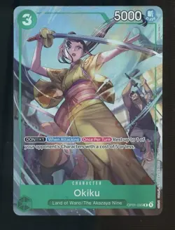 Auction #1 One Piece EN OP01-035 Premium Collection Bandai Games Fest Okiku - Image 1