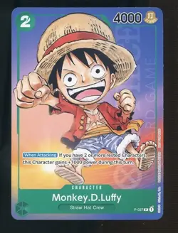 Auction #3 One Piece EN P-037 Promo Anime Expo Monkey.D.Luffy - Image 1