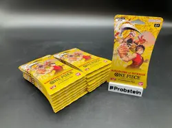 (Lot of 16) 16x Kingdoms of Intrigue- Sleeved Booster Pack OP04 One Piece EN - Image 1