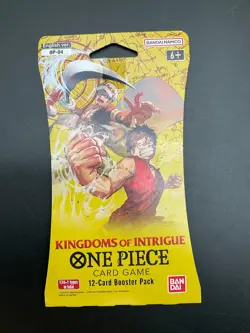 (Lot of 16) 16x Kingdoms of Intrigue- Sleeved Booster Pack OP04 One Piece EN - Image 2
