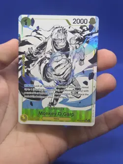 One Piece Ultra Deck Three Brothers Monkey D Garp ST13-013 Parallel Alt Art NM - Image 2