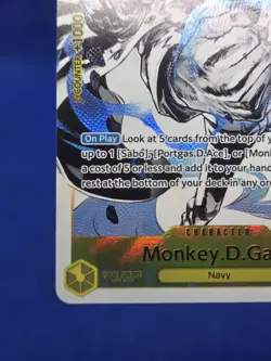 One Piece Ultra Deck Three Brothers Monkey D Garp ST13-013 Parallel Alt Art NM - Image 5