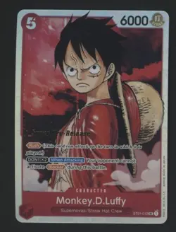 One Piece TCG Super Pre-Release Starter Deck 1 Straw Hat Crew Monley.D.Luffy - Image 1