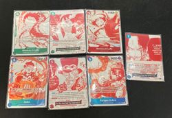 One Piece TCG OP-13 Promo Set of 7 3rd Anniversary Treasure Campaign Lot - Image 1