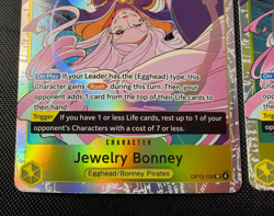 One Piece TCG Jewelry Bonney X4 SR OP13-108 English Playset NM - Image 2
