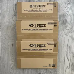 One Piece Premium Card Collection Best Selection Vol.2 English 3 Sealed Products - Image 3