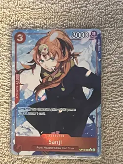 One Piece Sanji SR Alternate Art Card NM/MT OP10-005 English Edition - Image 1