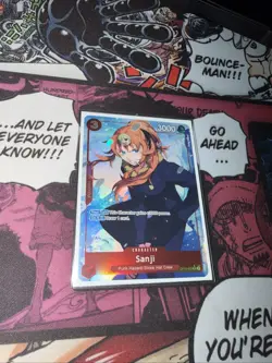 Sanji SR Alt Art OP10-005 One Piece Card Game English Near Mint - Image 2