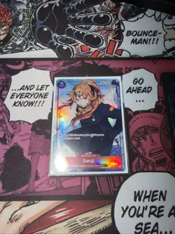 Sanji SR Alt Art OP10-005 One Piece Card Game English Near Mint - Image 4