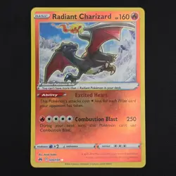 Pokemon TCG Card Radiant Charizard 020/159 Crown Zenith Holo - NM - Image 1