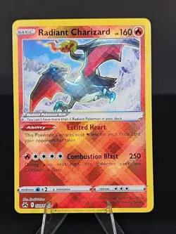 Radiant Charizard 020/159 - Crown Zenith Radiant Rare Pokemon TCG - NM - Image 1