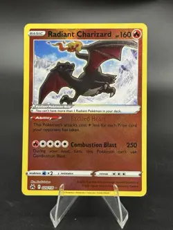 Radiant Charizard - 020/159 - Crown Zenith - Radiant Rare - NM - Pokemon TCG - Image 1