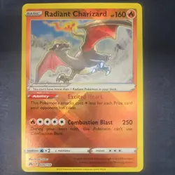 Radiant Charizard 020/159 Radiant Rare Crown Zenith Pokemon TCG NM - Image 2