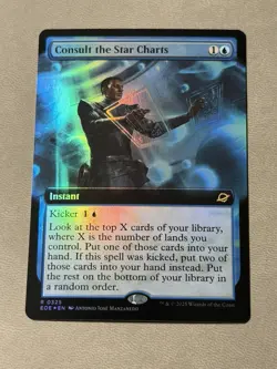 (FOIL EXTENDED) Consult the Star Charts (325) MTG Edge of Eternities (EOE) NM - Image 1