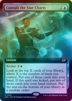 (FOIL EXTENDED) Consult the Star Charts (325) - Edge of Eternities (EOE) - MTG - Image 1