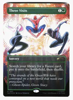 Three Visits #1991 (Rainbow Foil) (NM) Secret Lair Marvel Spider-Man SLD MTG - Image 1