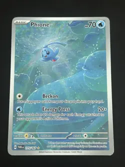 Pokemon TCG Phione Illustration Rare Card 175/167 Twilight Masquerade - Image 1