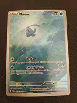 Pokemon Card - Phione 175/167 Illustration Rare - Twilight Masquerade - NM - Image 1