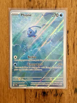 Phione - 175/167 - Illustration Rare - Twilight Masquerade - Pokemon Card - Image 1