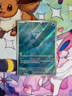 Phione 175/167 Illustration Rare Twilight Masquerade Pokemon Near Mint Card - Image 1
