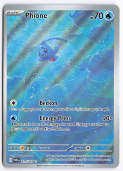Phione 175/167 Twilight Masquerade Illustration Rare Pokemon Card TCG NM - Image 1