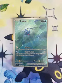 Phione 175/167 Illustration Rare Twilight Masquerade Pokemon NM Pokemon Card - Image 1