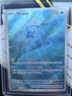 Phione 175/167 Illustration Rare Twilight Masquerade NM Pokemon Card - Image 2