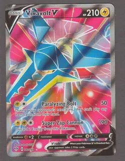 Vikavolt V 180/189 Darkness Ablaze Ultra Rare Holo Foil Pokemon Card NM - Image 1