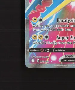 Vikavolt V 180/189 Darkness Ablaze Full Art Ultra Rare Holo Pokemon Card NM - Image 5
