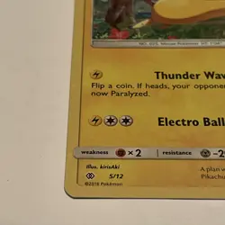 2016 Pokemon Pikachu TCG Holo Card McDonald's Promo 5/12 Played - Image 3