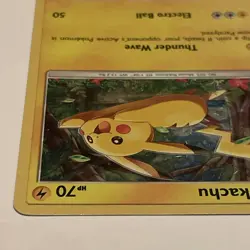 2016 Pokemon Pikachu TCG Holo Card McDonald's Promo 5/12 Played - Image 5